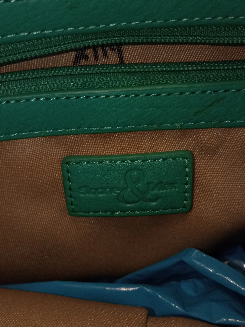 Stones & ActTeal Women's Leather Tote Bag - Classic Structured Carryall